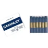 Lapices cera blanda Manley caja 12 unidades azul ultramar