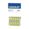Lapices cera blanda Manley caja 12 unidades verde amarillento