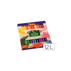 Lapices cera Jovi Jovicolor caja de 12 unidades colores surtidos