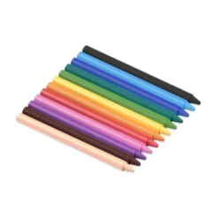 Lapices cera Jovi plasticolor 300 unidades de 12 colores surtidos