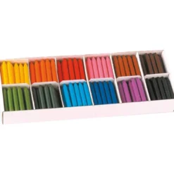 Lapices cera Jovi 300 unidades de 12 colores surtidos