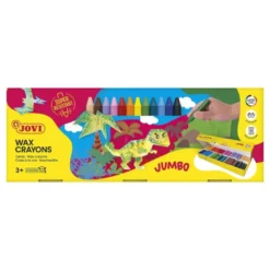 Lapices cera Jovi 300 unidades de 12 colores surtidos
