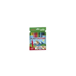 Lapices cera PlastiAlpino caja de 12 unidades colores surtidos