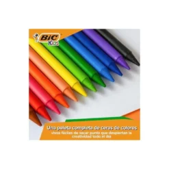 Lapices cera Plastidecor caja de 24 unidades colores surtidos