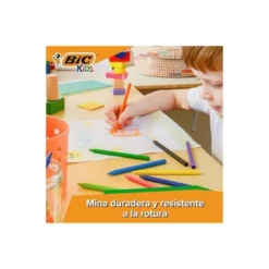Lapices cera Plastidecor caja de 24 unidades colores surtidos