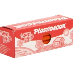 Lapices cera Plastidecor caja 25 unidades naranja