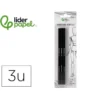 LAPICES DE CARBONCILLO PARA ESBOZOS LIDERPAPEL CAJA DE 3 UNIDADES CON DIFERENTES DUREZAS CERTIFICADO FSC