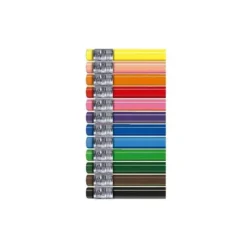 Lapices de Colores Alpino Borrables con Goma Hexagonales de Colores Surtidos Caja de 12 unidades