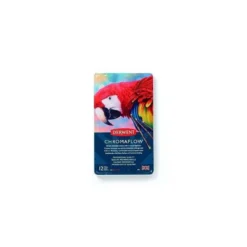 LAPICES DE COLORES DERWENT CHROMAFLOW CAJA METALICA DE 12 UNIDADES COLORES SURTIDOS