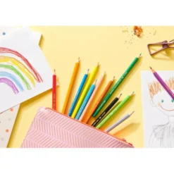Lapices de colores Faber Castell hexagonales caja metal 36 unidades
