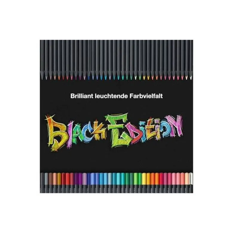 LAPICES DE COLORES FABER CASTELL BLACK EDICION TONOS DE PIEL CAJA DE 12 UNIDADES COLORES SURTIDOS