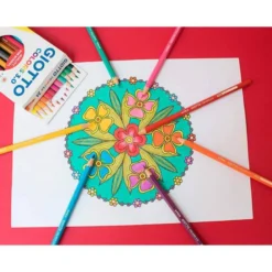 LAPICES DE COLORES GIOTTO COLORS 3.0 CAJA DE 24 COLORES MINA 3 MM