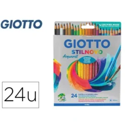 Lapices de colores Giotto Stilnovo acuarelables 24 colores