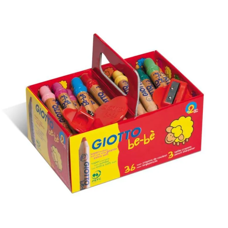 Lapices de colores Giotto Super Lapices School Pack Bebe de 36 unidades