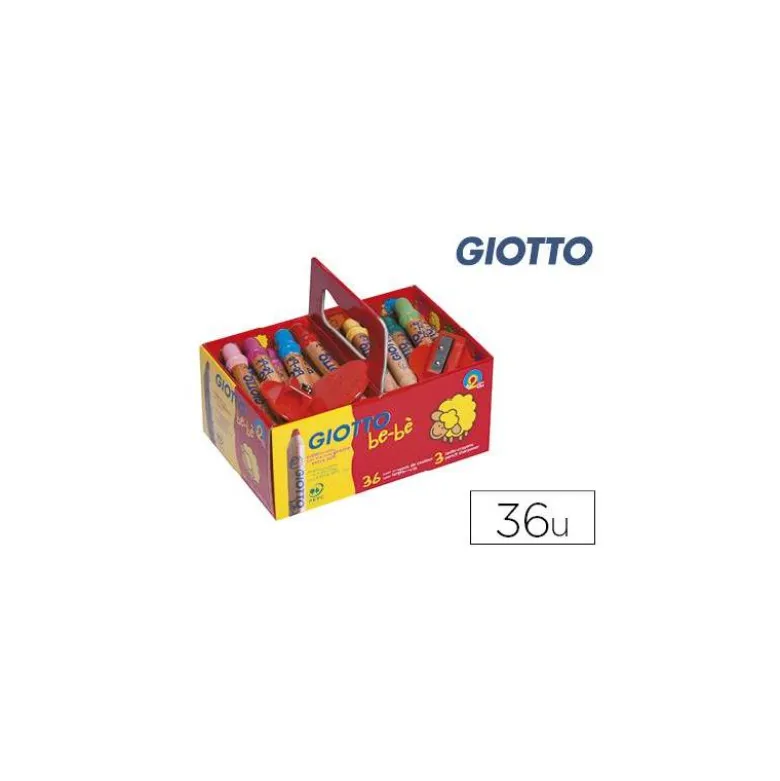 Lapices de colores Giotto Super Lapices School Pack Bebe de 36 unidades