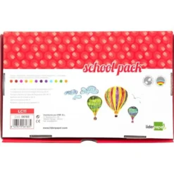 Lapices de colores Liderpapel School Hexagonal Colores Surtidos Caja de 144 unidades
