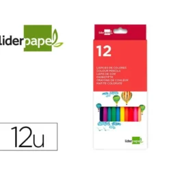 Lapices de colores Liderpapel Hexagonal con 12 unidades