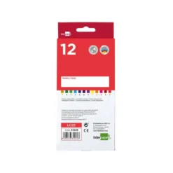 Lapices de colores Liderpapel Hexagonal con 12 unidades