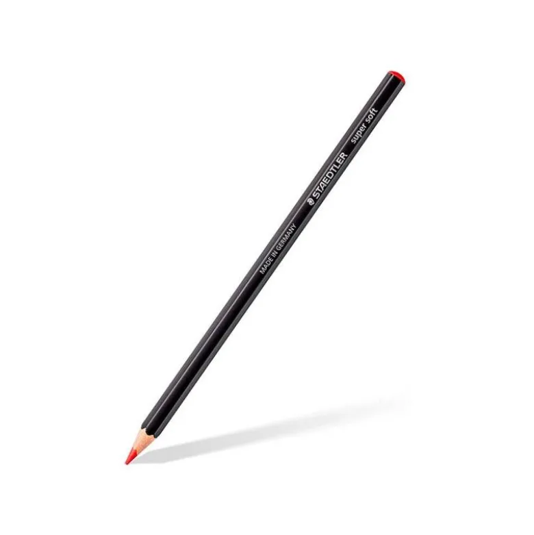 LAPICES DE COLORES STAEDTLER SUPER SOFT CAJA METAL DE 12 COLORES SURTIDOS