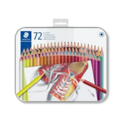 LAPICES DE COLORES STAEDTLER CAJA METALICA DE 72 UNIDADES COLORES SURTIDOS