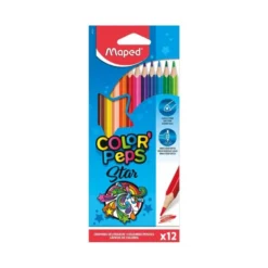 Lapices de colores triangulares Maped caja 12 unidades