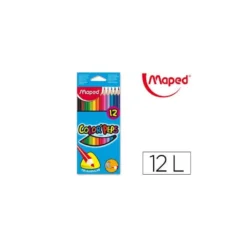 Lapices de colores triangulares Maped caja 12 unidades