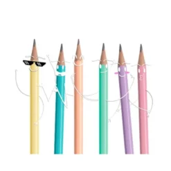 LAPICES DE GRAFITO CON GOMA STABILO SWANO MINA 2,2 MM DUREZA HB VERDE PASTEL