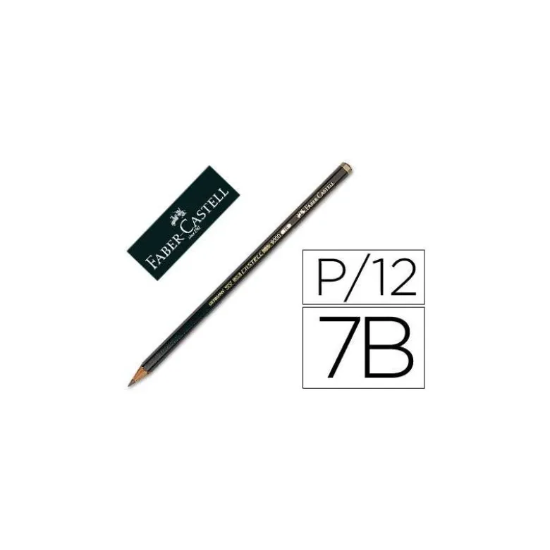 Lapices de grafito de Faber Castell 9000