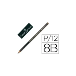 Lapices de grafito marca Faber Castell 9000 8B