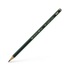 Lapices de grafito marca Faber Castell 9000 6B