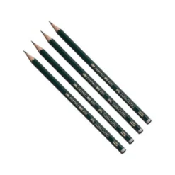 Lapices de grafito modelo faber 9000 5B
