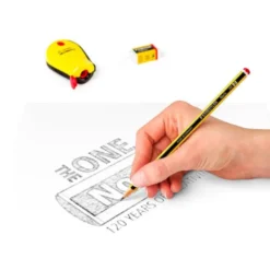 LAPICES DE GRAFITO STAEDTLER NORIS N.2 HB 3 UDS + AFILALAPIZ CON DEPOSITO