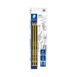 LAPICES DE GRAFITO STAEDTLER NORIS N 2 HB BLISTER DE 3 UNIDADES