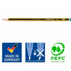 Lapices de grafito Staedtler Noris N.4 2H