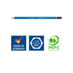 Lapices grafito Staedler Mars Lumograph 100 6B