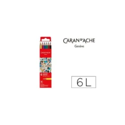 Lapices permanete Caran D´ache 6 Colores FSC