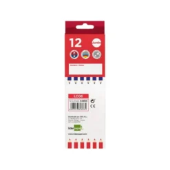 Lapiz bicolor marca Liderpapel rojo-azul Mina Gruesa