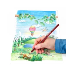 Lapiz de Color Staedtler Wopex Ecológico Hexagonal Color Naranja