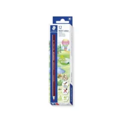 Lapiz de Color Staedtler Wopex Ecológico Hexagonal Color Rojo