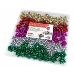 Lazos fantasia marca Liderpapel colores metalizados 4 cm