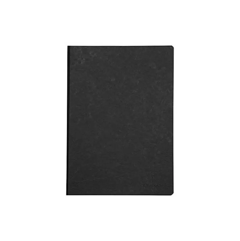 Libreta Clarefontaine color negro A4 tapa cartulina cuadriculado 5mm 96 hojas