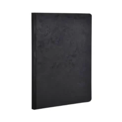 Libreta Clarefontaine color negro A5 tapa cartulina cuadriculado 5mm 96 hojas