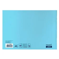Libreta escolar Liderpapel A5 horizontal 32 hojas colores surtidos
