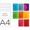 Libreta Liderpapel 360 A4 48 hojas de 90g/m2 rayado horizontal (NO SE PUEDE ELEGIR EL COLOR)