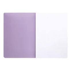 LIBRETA LIDERPAPEL 360 TAPA DE PLASTICO A5 48 HOJAS 90G/M2 CUADRO 5 MM CON DOBLE MARGEN COLORES PASTEL