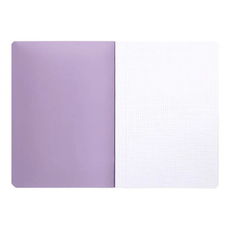 LIBRETA LIDERPAPEL 360 TAPA DE PLASTICO A5 48 HOJAS 90G/M2 CUADRO 5 MM CON DOBLE MARGEN COLORES PASTEL