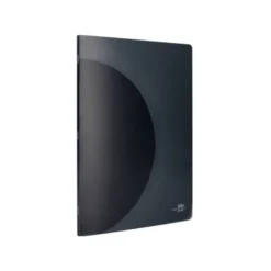 LIBRETA LIDERPAPEL 360 TAPA DE PLASTICO A5 48 HOJAS 90G/M2 5MM CON DOBLE MARGEN TAPA NEGRA