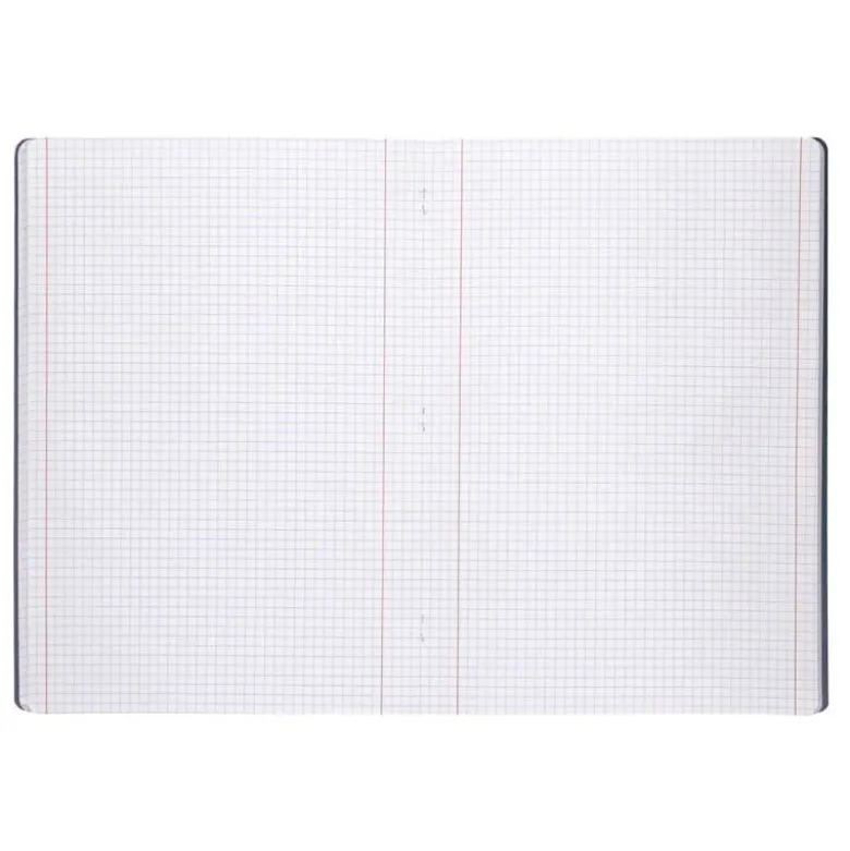 LIBRETA LIDERPAPEL 360 TAPA DE PLASTICO A5 48 HOJAS 90G/M2 5MM CON DOBLE MARGEN TAPA NEGRA