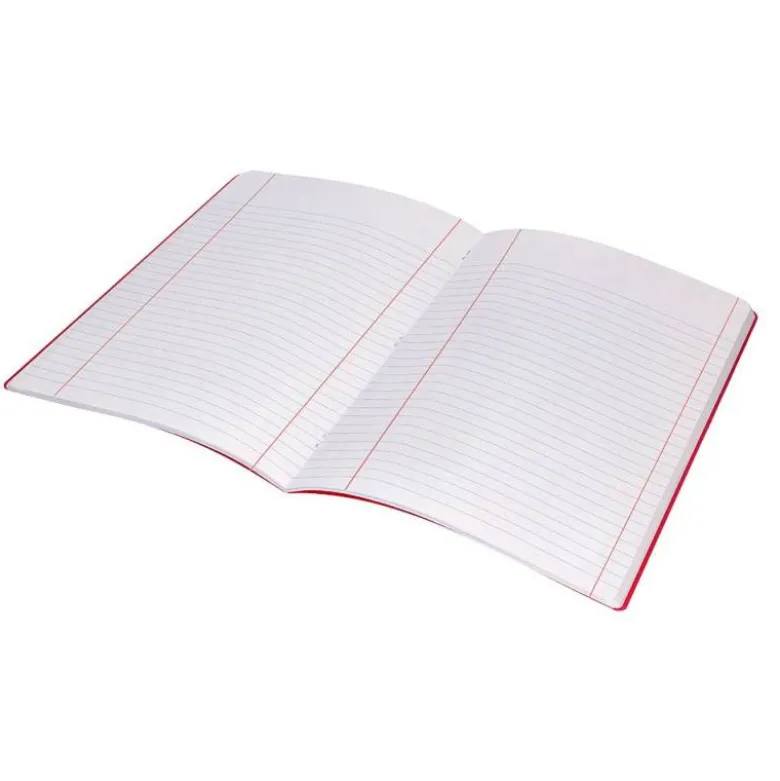 LIBRETA LIDERPAPEL 360 TAPA DE PLASTICO A5 48 HOJAS 90G/M2 HORIZONTAL CON DOBLE MARGEN COLORES SURTIDOS