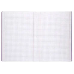 LIBRETA LIDERPAPEL 360 TAPA DE PLASTICO A4 48 HOJAS 90G/M2 CUADRO 4 MM CON MARGEN COLORES PASTEL SURTIDOS